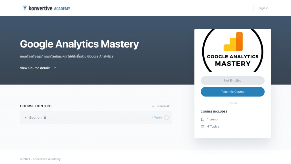 Google Analytics Mastery