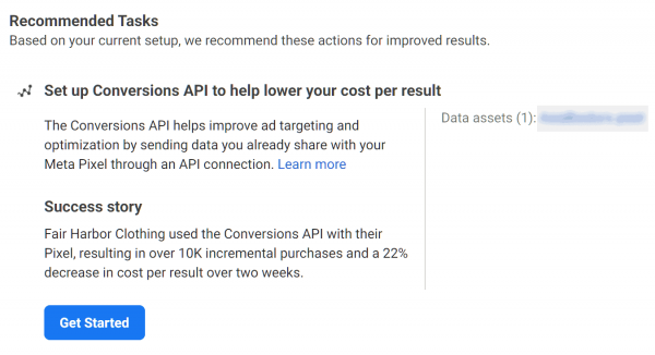 Facebook แนะนำให้ใช้ Conversions API