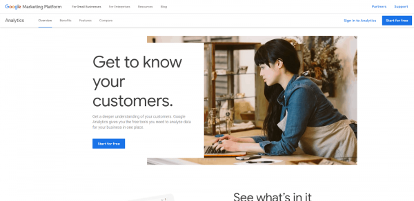 ga-web GA สำหรับเว็บไซต์