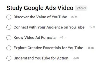 Google Video Ads Certification Outlines Google Video Ads Certification Outlines